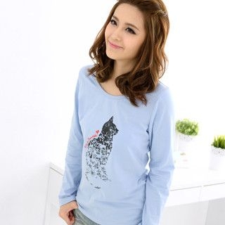 Long-Sleeve Print T-Shirt Long-Sleeve Print T-Shirt