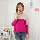 Cookie 7 - Color-Block Knit Top
