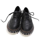 kenzi w - Studded Platform Oxford Flats