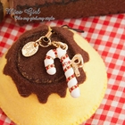 Miss Girl - Candy Cane Mobile Strap