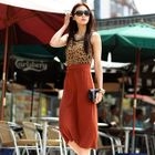 SOHO Central - Leopard Print Maxi Dress