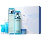 Laneige - New Basic Duo Set (for combination to oily skin types) (5 items): Refiner (Light) 200ml + Emulsion (Light) 200ml + Sleeping Pack 20ml + Essence 10ml + Cream 10ml