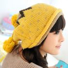59 Seconds - Color-Block Pompom Beanie