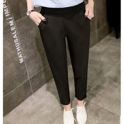 Jenny's Couture - Plain Tapered Pants Jenny's Couture - Plain Tapered Pants