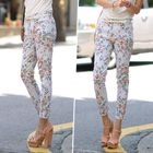 45SEVEN - Floral Print Skinny Pants