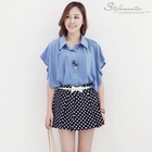 Stylementor - Fluttered Sleeve Blouse