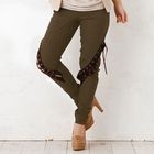 ageha@shibuya - Studded Belted Skinny Pants