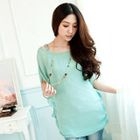Tokyo Fashion - Set: Chiffon Top + Printed Camisole