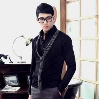 Stripe-Trim Cardigan Stripe-Trim Cardigan