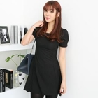 LORIKEET - Puff-Sleeve A-Line Minidress