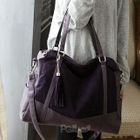 PG Beauty - Faux-Suede Tasseled Shoulder Bag