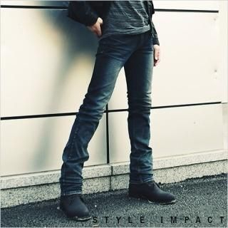 Washed Slim-Fit Jeans