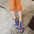 Ni-kiyo - Matte-Tone T-Strap Sandals