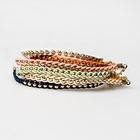 IPRAVS - Metallic Accent Faux-Leather Bracelet