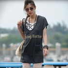 PUFFY - V-Neck Hooded Long Top