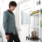 NanNom - Contrast-Trim Shirt
