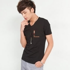 Free Shop - Short-Sleeve Pocket-Accent T-Shirt