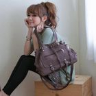 Smoothie - Buckled Drawstring Shoulder Bag