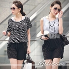 Melissa - Polka Dot Top + Tank Dress