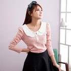 CatWorld - Layered Peter Pan-Collar Top