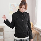 CatWorld - Stand-Collar Belted Jacket