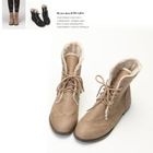 Ukki - Faux-Fur Lined Lace-Up Ankle Boots