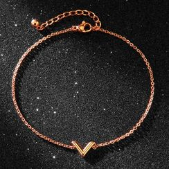 MOSHANG - V 18K Gold Anklet MOSHANG - V 18K Gold Anklet