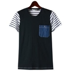 TOKIO - Denim Pocket Stripe T-Shirt