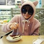 REDBALL - Ear Accent Hooded Fleece Pullover