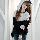 CLICK - Fleece-Panel Pullover