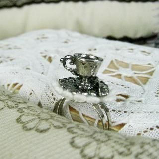 Silver Tea Time Ring