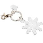 Sweet & Co. - Sweet&Co. White Snow Flurry Swarovski Crystal Key Chain