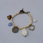 MyLittleThing - Ancient Coin Love Wooden Bracelet