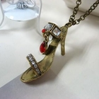 Angelove - Rhinestone Pumps Necklace
