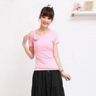 Cherry Story - One-Shoulder Bow-Accent Top