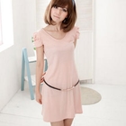 CatWorld - Ruched-Sleeve Dress