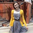 CLICK - Sheer Rib-Knit Cardigan