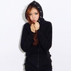 BENGGIRL - Studded Zip Hoodie
