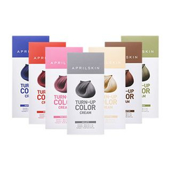 APRIL SKIN - Turn Up Color Cream (7 Colors): Hairdye 60g + Oxidizing Agent 60g + Treatment 10ml APRIL SKIN - Turn Up Color Cream (7 Colors): Hairdye 60g + Oxidizing Agent 60g + Treatment 10ml