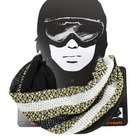 Momiton - Contrast-Color Striped Neck Warmer