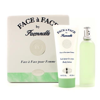 Face A Face Coffret: Eau De Toilette Spray 100ml/3.33oz + Body Lotion 200ml/6.66oz