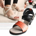 Marcella - Genuine Leather Cross-Strap Sandals (2 Designs)