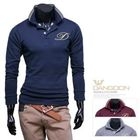 DANGOON - Long-Sleeve Polo Shirt