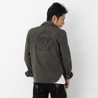 BLACK ASUKA - Long-Sleeve Printed Shirt