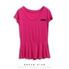 Dream Star - 'Beard' Accent Short-Sleeve Top