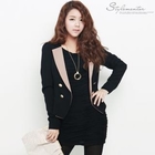 Stylementor - Contrast-Trim Blazer