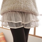 LE'REISS - Sheer-Hem MiniSkirt