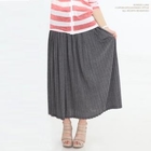 Soneed - Elastic-Waist Accordion-Pleat Skirt