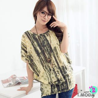 Loose-Fit Printed Long Top Loose-Fit Printed Long Top