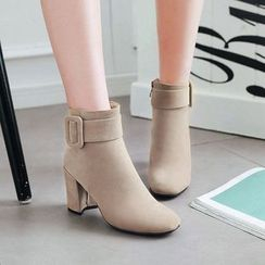 Megan - Buckled Ankle Boots Megan - Buckled Ankle Boots